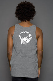 Livin' Aloha Tank Top (Grey)