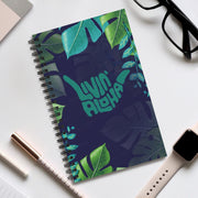 Livin' Aloha Spiral Journal (Teal Leaves)