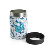 Livin' Aloha Can Holder (Sky Blue Floral)