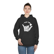 Livin' Aloha Eco Pullover Hoodie Sweatshirt w/ Islands on Front (Charcoal Heather)