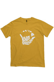 Livin' Aloha Heavyweight Eco Tee (Beehive)