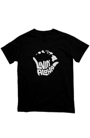 Livin' Aloha Heavyweight Eco Tee (Black)