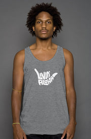 Livin' Aloha Classic Grey Tri-blend Tank