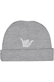 Livin' Aloha Infant Baby Beanie (Grey)
