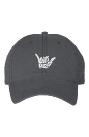 Livin' Aloha Pigment Black Dyed Cap