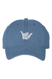 Livin' Aloha Pigment Royal Blue Dyed Cap