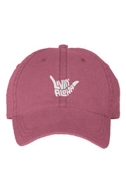 Livin' Aloha Pigment Cardinal Dyed Cap