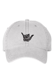 Livin' Aloha Pigment White Dyed Cap 