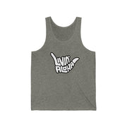 Livin' Aloha Classic Jersey Tank (Grey Tri-Blends)