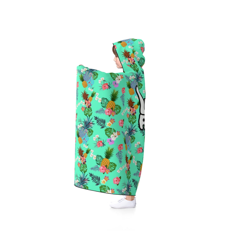 Surf Poncho (Teal Pineapple) - Livin&