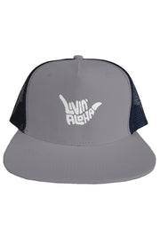 Livin' Aloha Surf Mesh Grey Hat