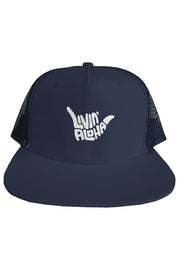 Livin' Aloha Surf Mesh Navy Hat