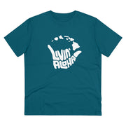 Livin' Aloha 100% Organic Islands Tee (Ocean Depth)