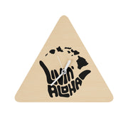 Livin' Aloha Sustainable Triangle Wall Clocks