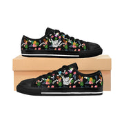 Livin' Aloha Women's Sneakers (Black Pineapple)