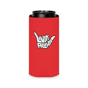 Livin' Aloha Soft Can Cooler (Red)