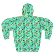 Livin' Aloha Teal Pineapple Pullover Hoodie - Livin' Aloha