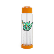 Livin' Aloha Infuser Water Bottle (Orange)