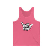 Livin' Aloha Classic Jersey Tank (Neon Pink) - Livin' Aloha