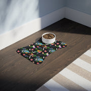 Livin' Aloha Pet Feeding Mat (Black Pineapple)