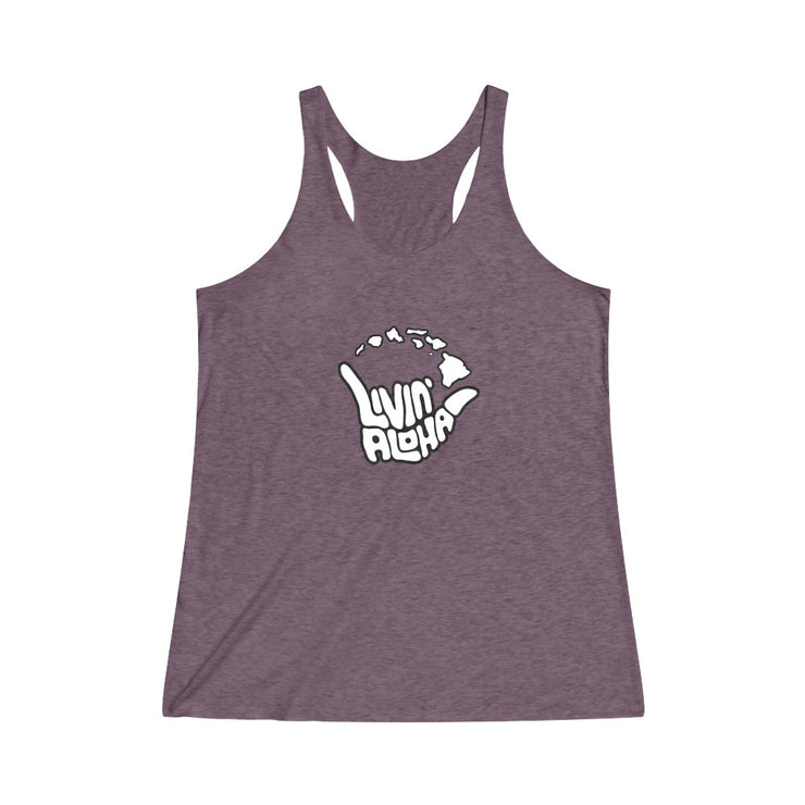 Livin’ Aloha Women’s Classic Racerback Islands Tank - Livin&