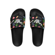 Livin' Aloha Youth Slide Sandals (Black Pineapple)