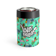 Livin' Aloha Can Holder (Mint Floral)