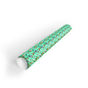 Livin' Aloha Gift Wrapping Paper Rolls, 1pc (Teal Pineapple)