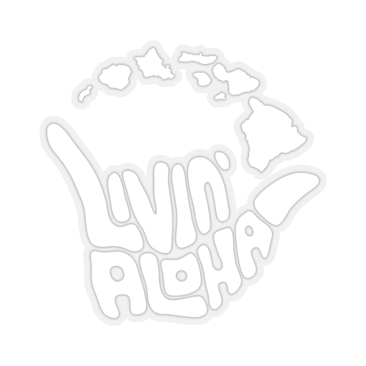 White Car Decal with Islands, stickers - Livin&