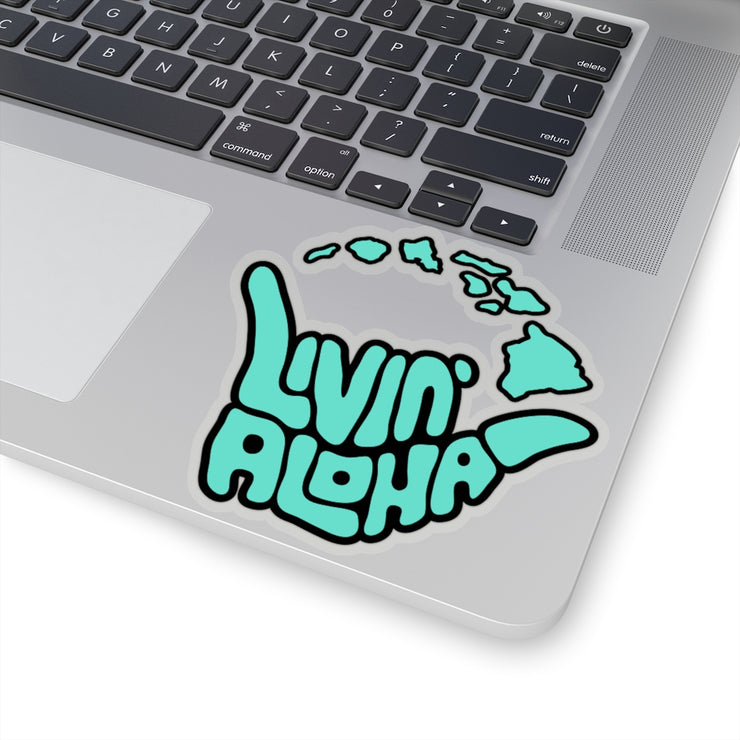 Kiss-Cut Stickers (Dark Turquoise) - Livin&