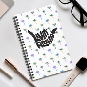 Livin' Aloha Spiral Journal (Deco Palms)