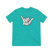 Livin' Aloha Classic Tri-Blend (Eastern Blue)