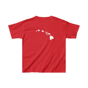 Livin' Aloha Everyday Red Shirt w/ Islands on Back (Kids) - Livin' Aloha