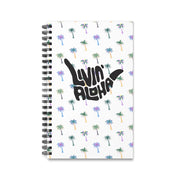 Livin' Aloha Spiral Journal (Deco Palms)