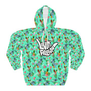 Livin' Aloha Teal Pineapple Pullover Hoodie - Livin' Aloha