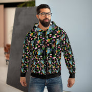 Livin' Aloha Black Pineapple Zip Hoodie - Livin' Aloha