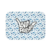 Livin' Aloha Bath Mat (Whales) - Livin' Aloha