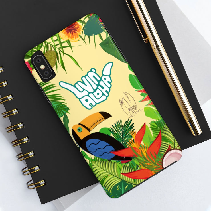Case Mate Tough Rugged Phone Case (Toucan Surf) - Livin&