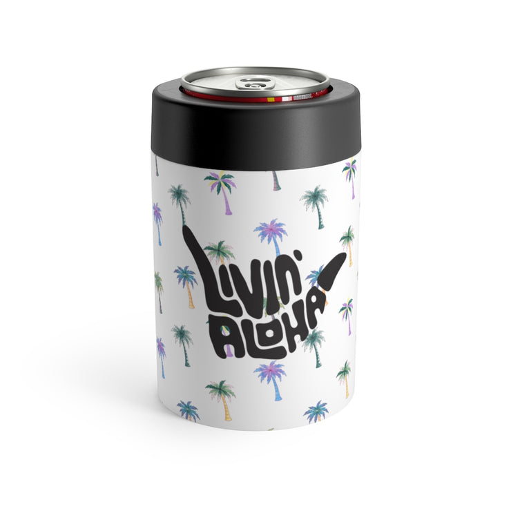 White Floral Can Holder - Livin&