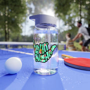 Livin' Aloha Biodegradable Tritan Water Bottle (Pineapple Shaka)