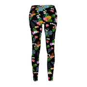 Livin' Aloha Casual Leggings (Black Pineapple)