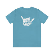 Livin' Aloha Original Jersey Tee (Hippie Blue)