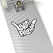 Livin' Aloha Kiss-Cut Transparent Stickers