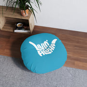 Livin' Aloha Round Meditation Pillow (Sea Blue)