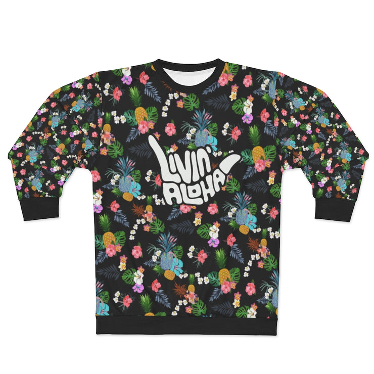 Black Pineapple Unisex Sweatshirt - Livin&