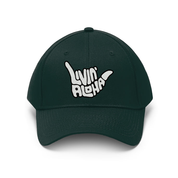 Unisex Forest Green Twill Hat - Livin&