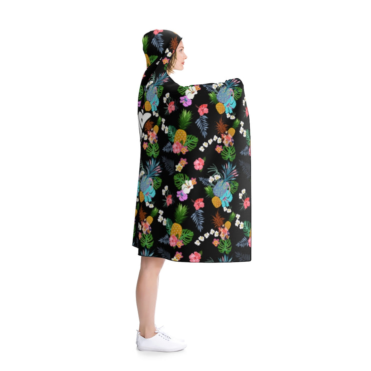 Surf Poncho (Black Pineapple) - Livin&