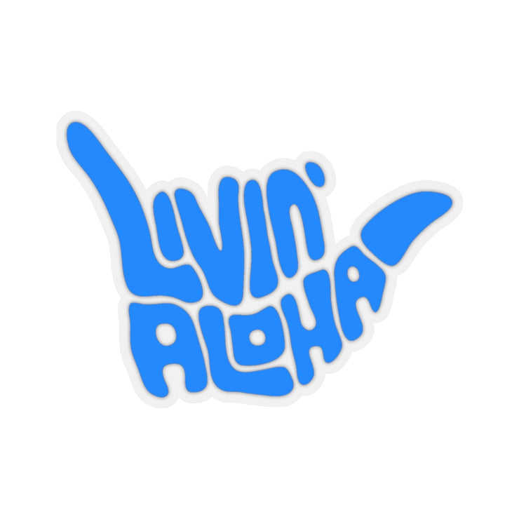 Dark Blue Kiss-Cut Sticker - Livin&