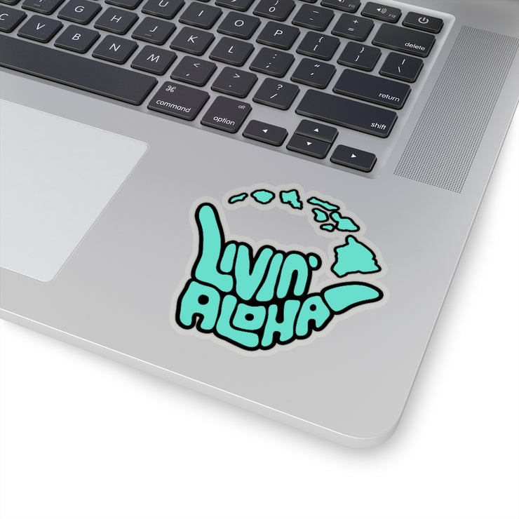 Kiss-Cut Stickers (Dark Turquoise) - Livin&