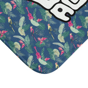 Livin' Aloha Bath Mat (Parrot Ukulele)